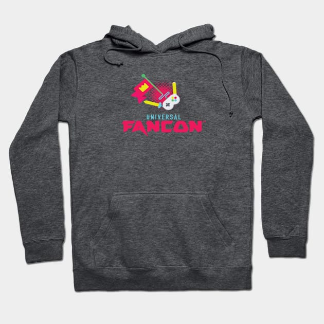 Universal FanCon Logo 2 Tee Hoodie by universalfancon